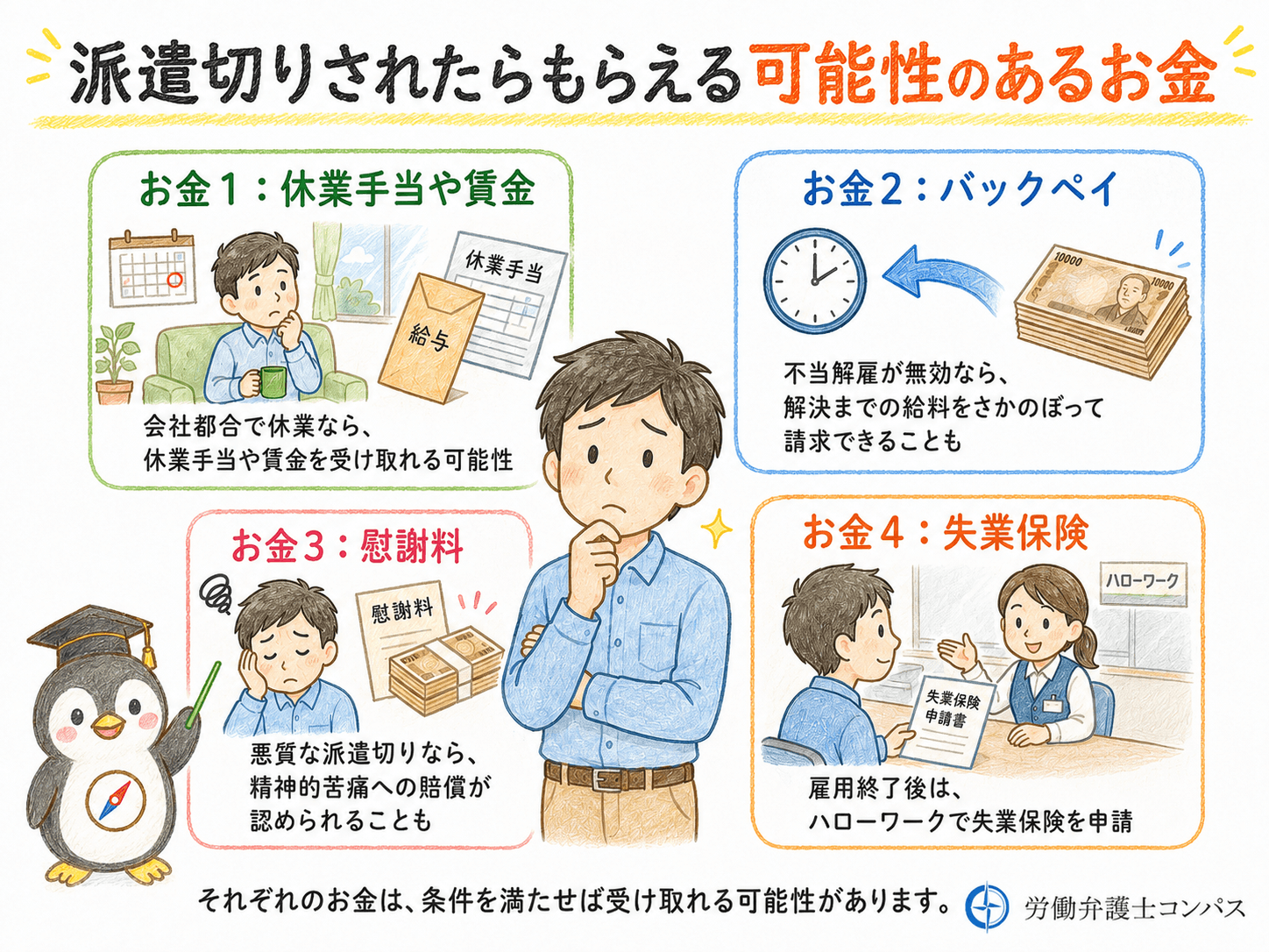 ４章　派遣切りされたらもらえる可能性のあるお金